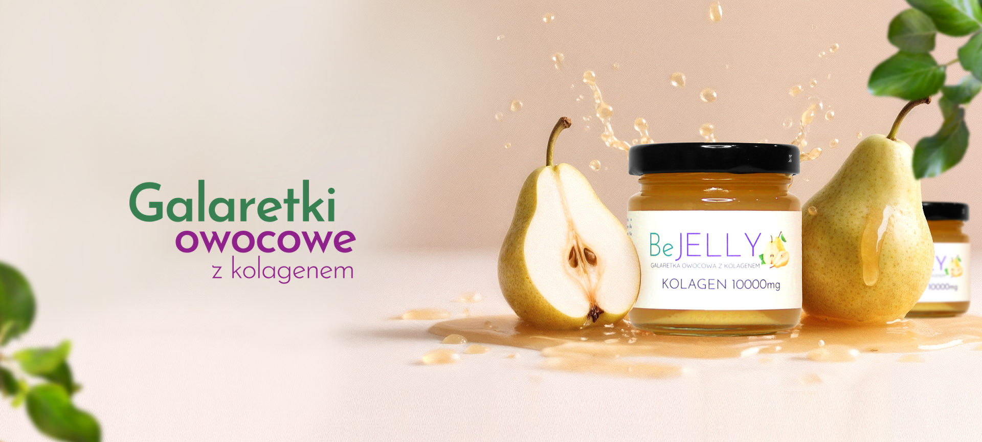 Naturalne galaretki owocowe kolagenowe