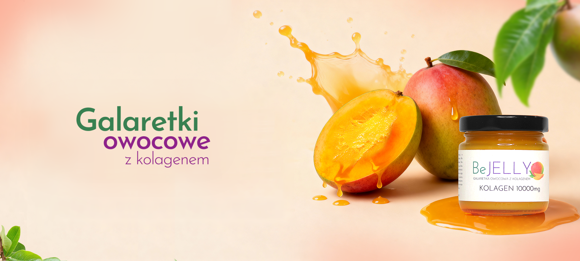 Owocowe galaretki gotowe z kolagenem